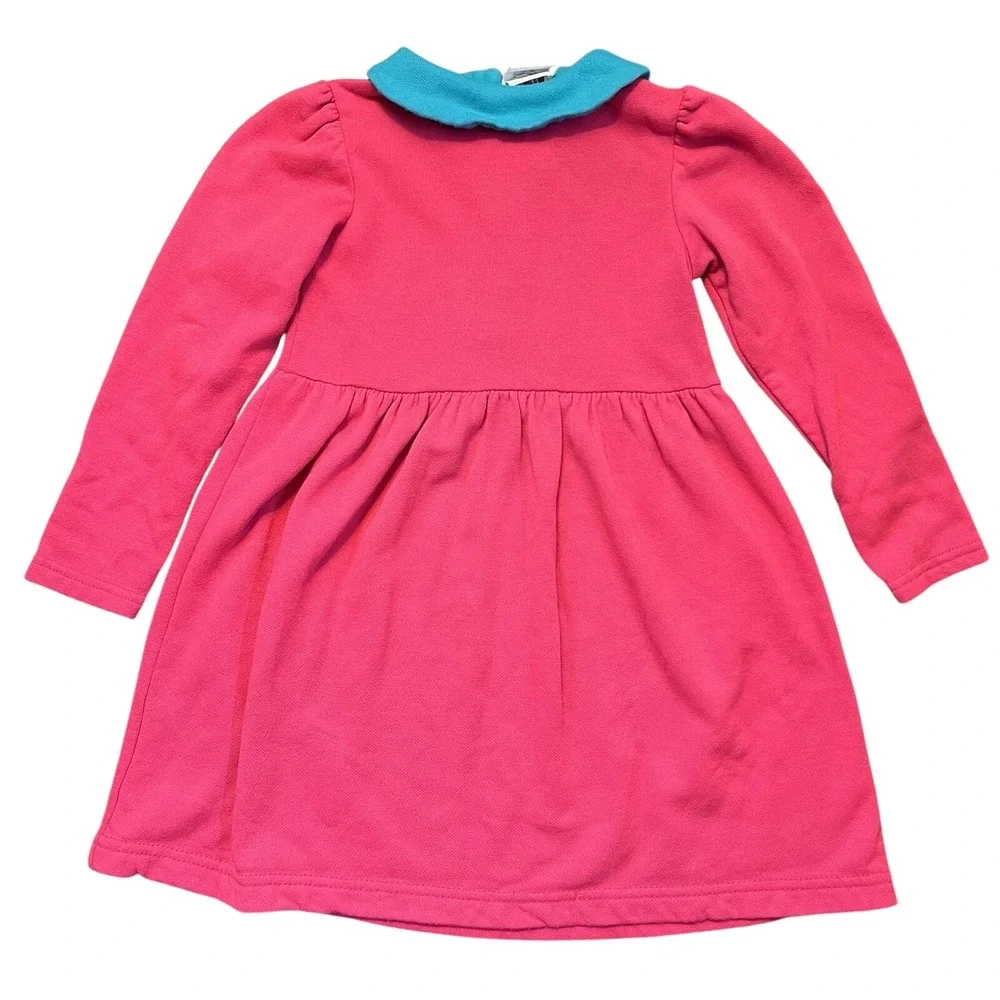VTG Disney Winnie The Pooh Piglet girls Dress 6 Pink Big‎ Buttons Y2K 5 USA 90s